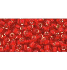 Toho 25b 8  Round 40g  Siam Ruby  s/l