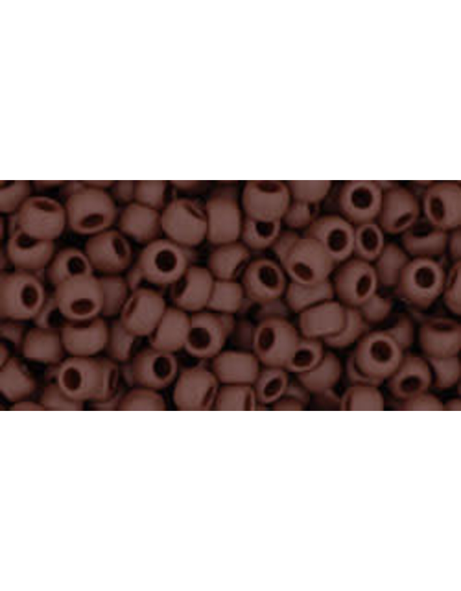 Toho 46f 8  Round 40g  Opaque Oxblood Matte