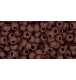 Toho 46f 8  Round 40g  Opaque Oxblood Matte
