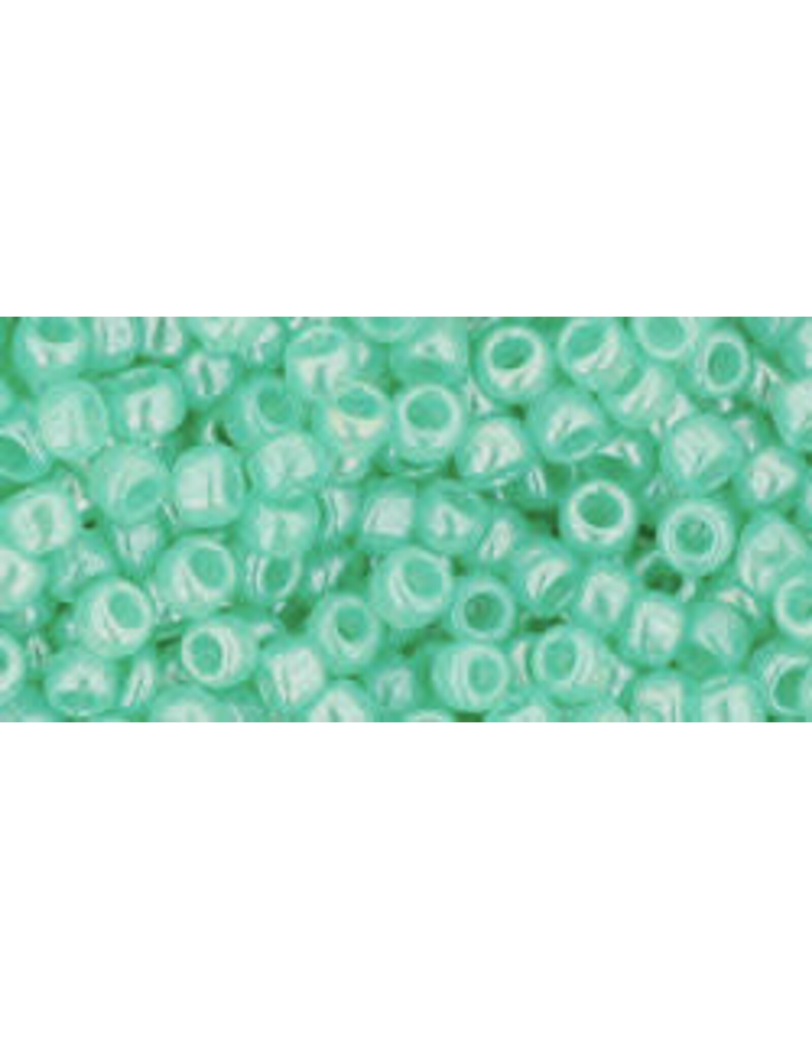 Toho 144  8  Round 40g  Light Green Ceylon