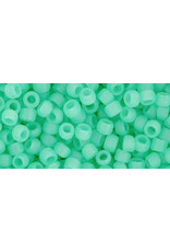 Toho 144f  8  Round 40g  Light Green Ceylon Matte