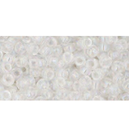 Toho 161  8  Round 40g  Clear AB