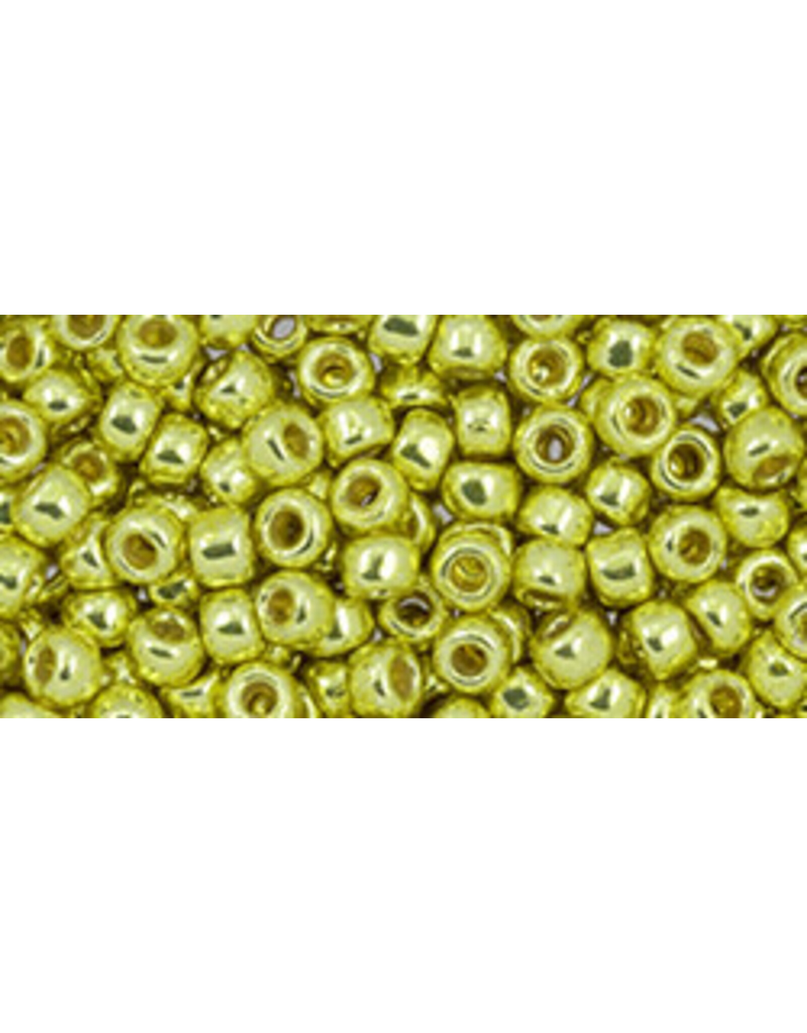 Toho PF590 8  Round 40g  Yellow Gold Perma Finish