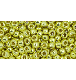 Toho PF590 8  Round 40g  Yellow Gold Perma Finish