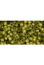 Toho 996f  8  Round 40g  Peridot  g/l AB  Matte