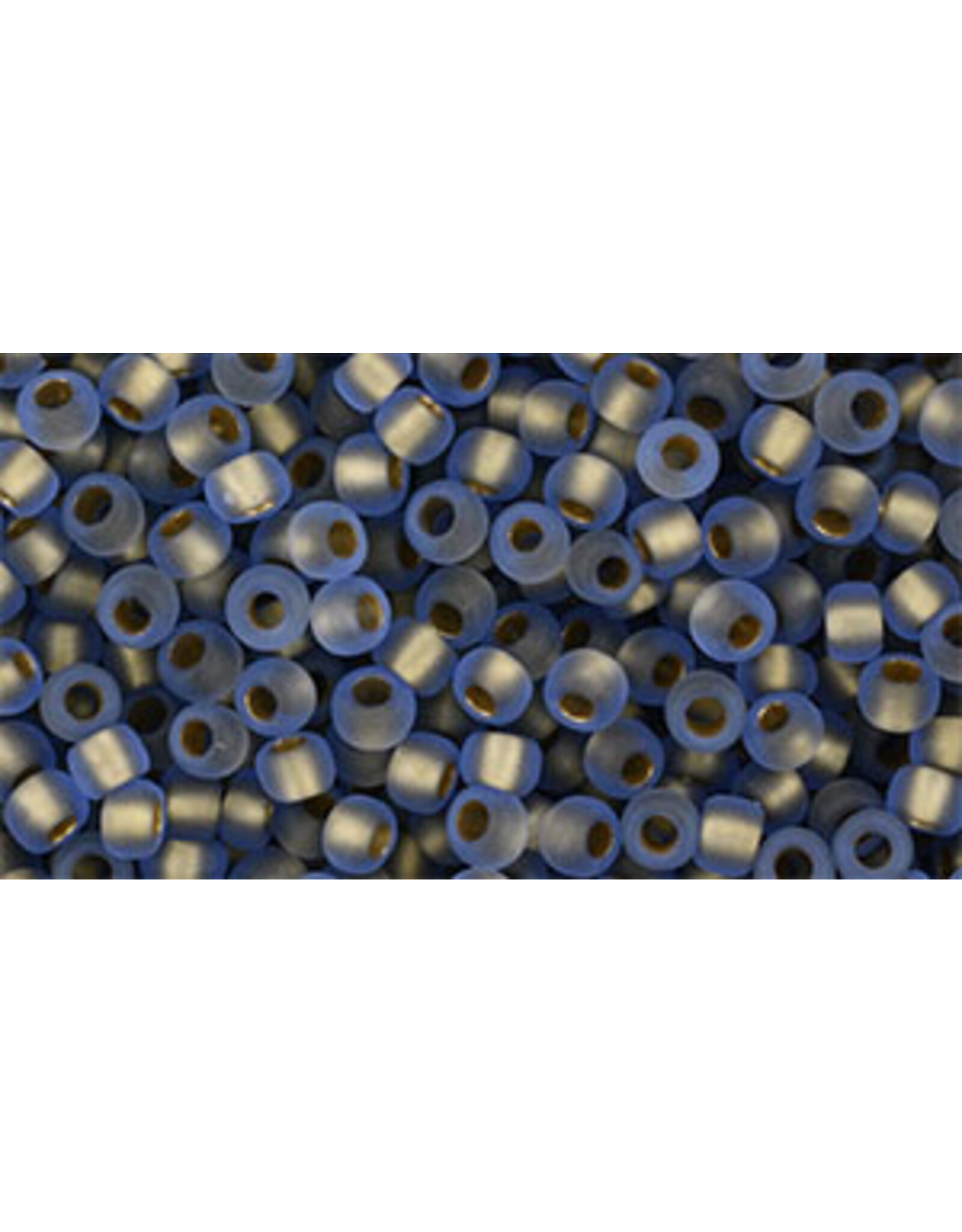 Toho 997f  8  Round 40g  Light Sapphire Blue  g/l AB  Matte