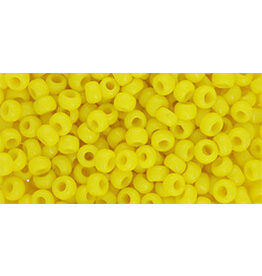 Toho 42 8  Round   40g  Opaque  Lemon Yellow