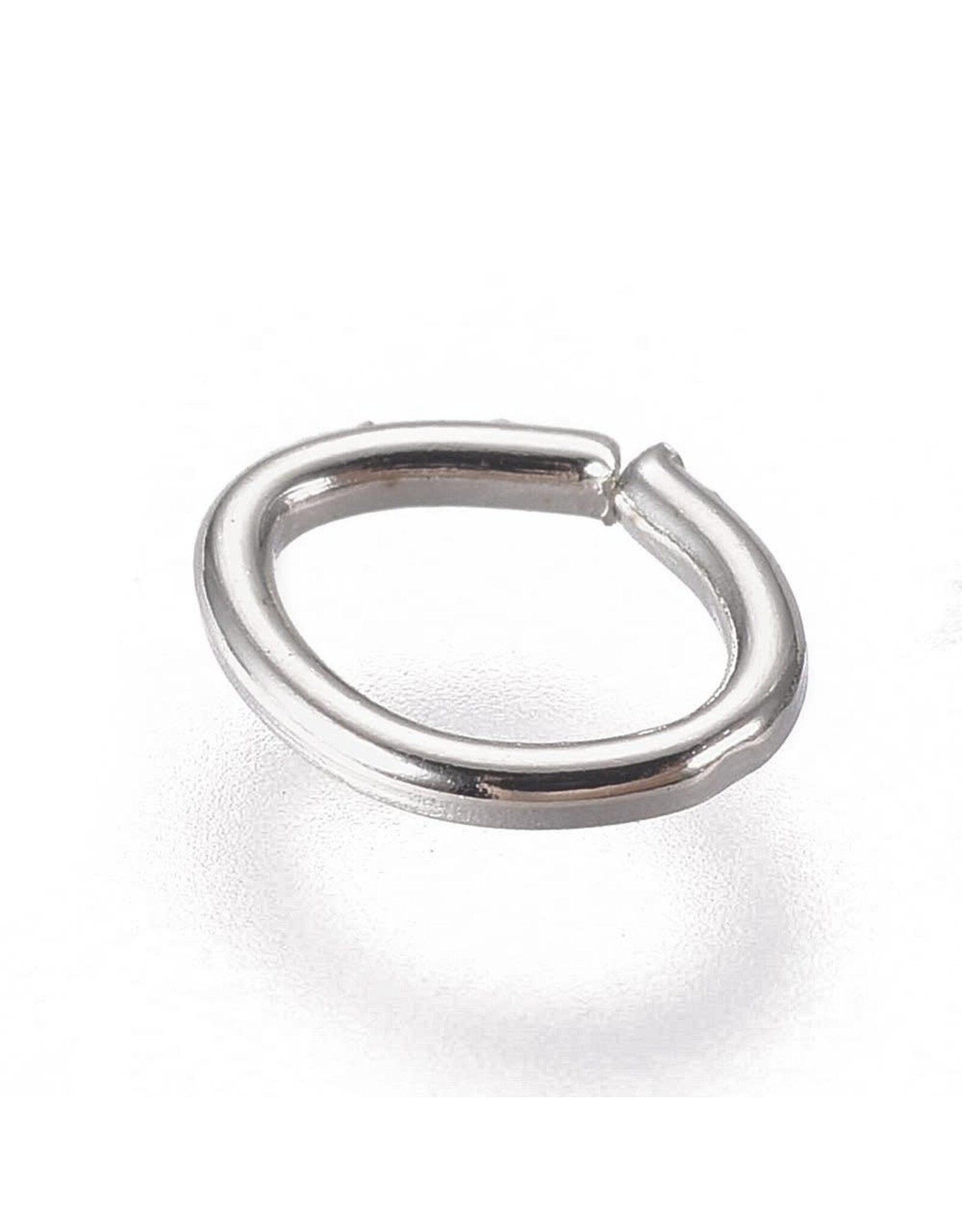 Jump Ring 5x4mm Oval  Silver approx 20g  x100 NF