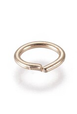 Jump Ring 5x4mm Oval  Gold approx 20g  x100 NF