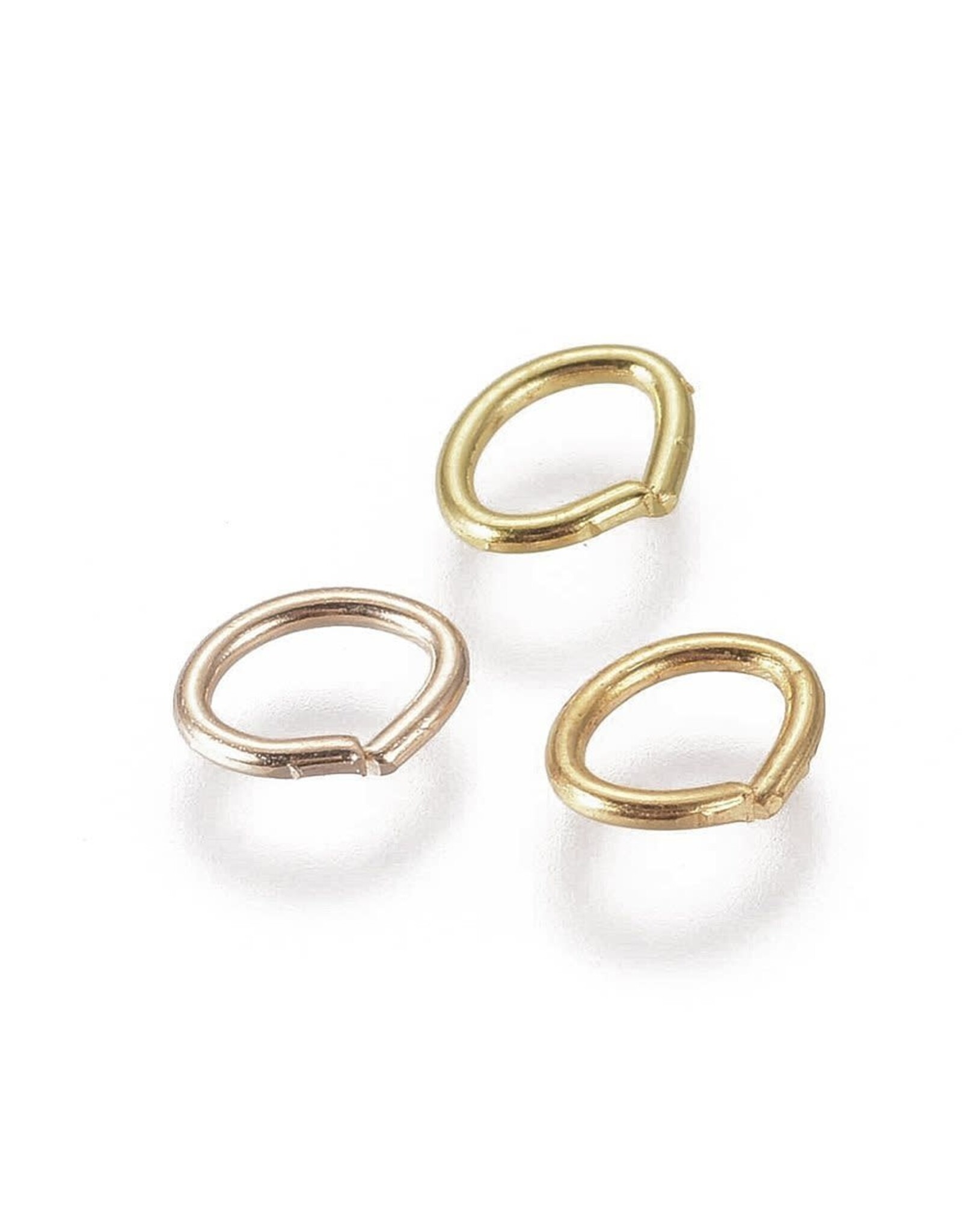 Jump Ring 5x4mm Oval  Gold approx 20g  x100 NF