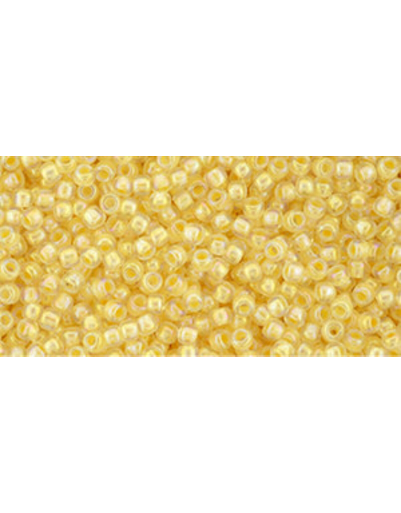 Toho 1846 11 Toho Round 6g Clear AB Pale Orange c/l