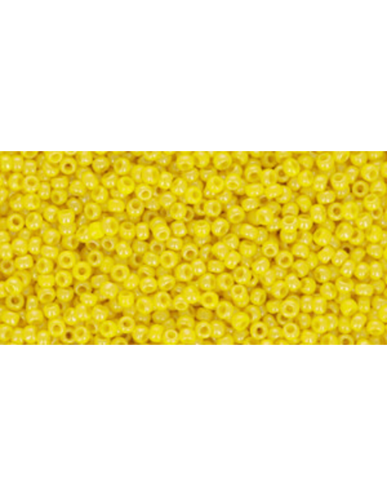 Toho 128b 11  Round 6g Opaque  Gold Yellow Lustre
