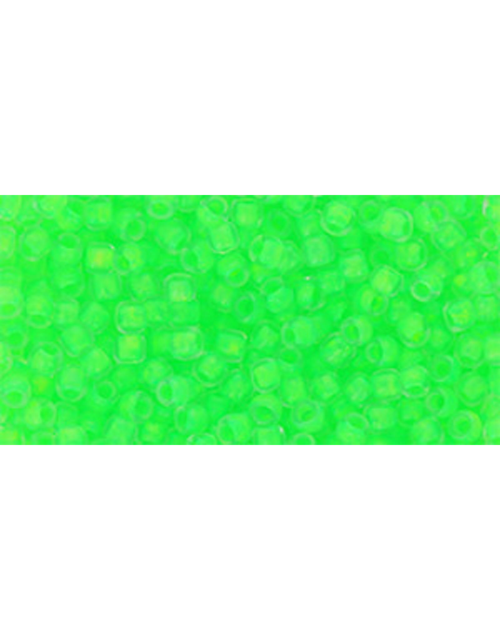 Toho 805fm 11  Round 6g Clear Neon Green c/l Matte