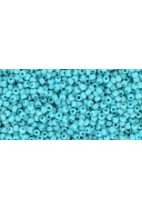 Toho 413fB 11  Round 40g Opaque Turquoise Blue AB Matte