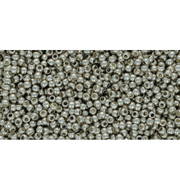Toho 572 11 Round 6g Galvanized Bright Silver