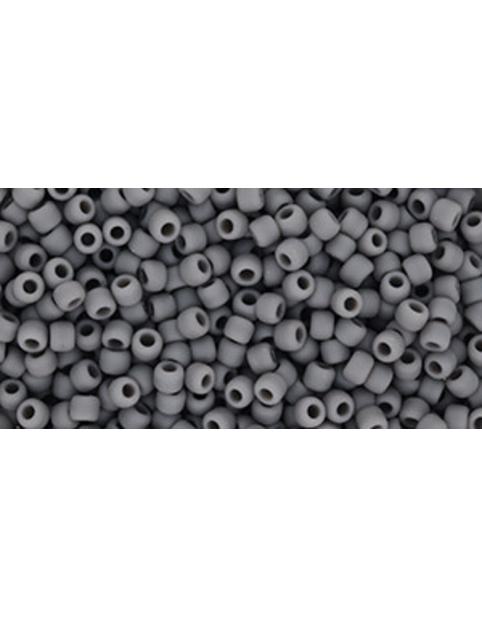 Toho 53df 11  Round 6g Opaque Dark Grey Matte