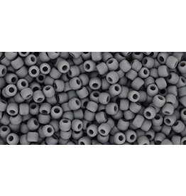 Toho 53dfB 11  Round 40g Opaque Dark Grey Matte