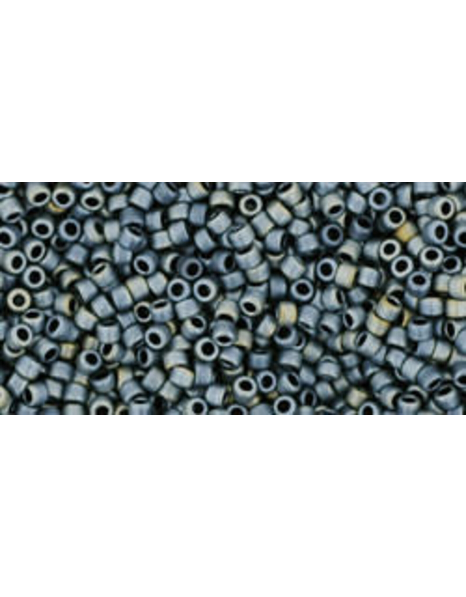 Toho 612B 15  Seed 20g  Opaque Gunmetal Grey Metallic Matte