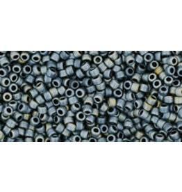 Toho 612B 15  Seed 20g  Opaque Gunmetal Grey Metallic Matte