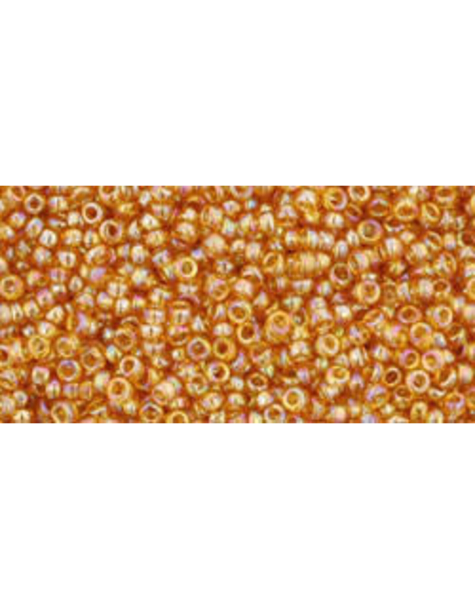Toho 162c 15  Round   20g   Transparent Topaz Brown  AB