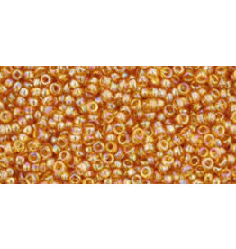 Toho 162c 15  Round   20g   Transparent Topaz Brown  AB