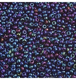 Czech 1554  10  Seed 125g  Opaque Navy Blue AB