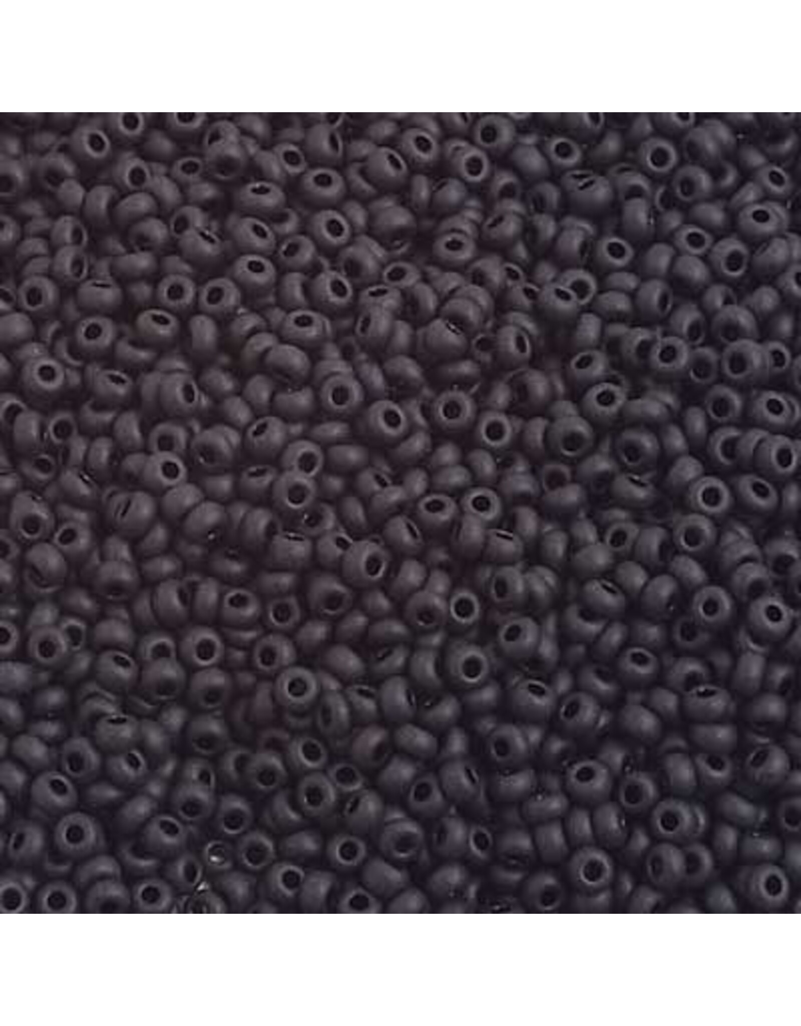 Czech 29347 10  Seed Jet Black Matte