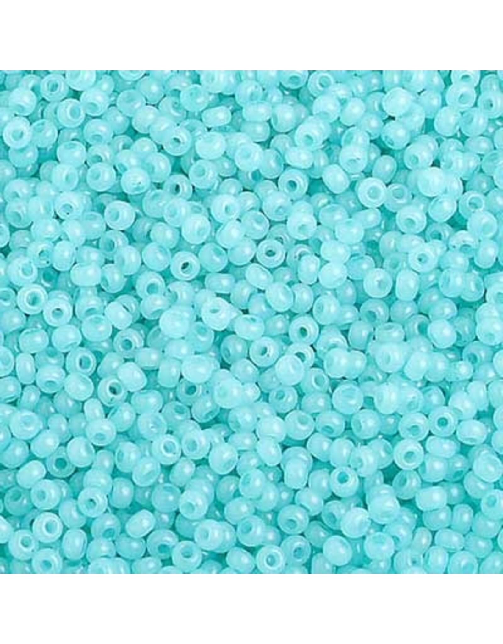 Czech 40006 10  Seed 10g Light Turquoise Blue  Alabaster