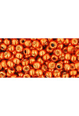 Toho pf562  8  Round   40g  Orange Metallic Perma Finish