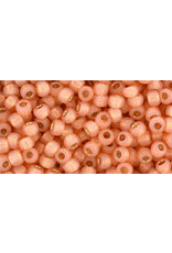 Toho pf2112  8  Round   40g  Milky Orange Grapefruit  s/l