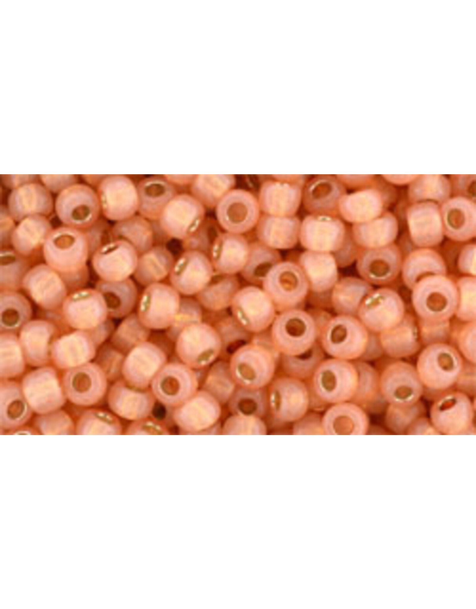 Toho pf2112  8  Round   40g  Milky Orange Grapefruit  s/l