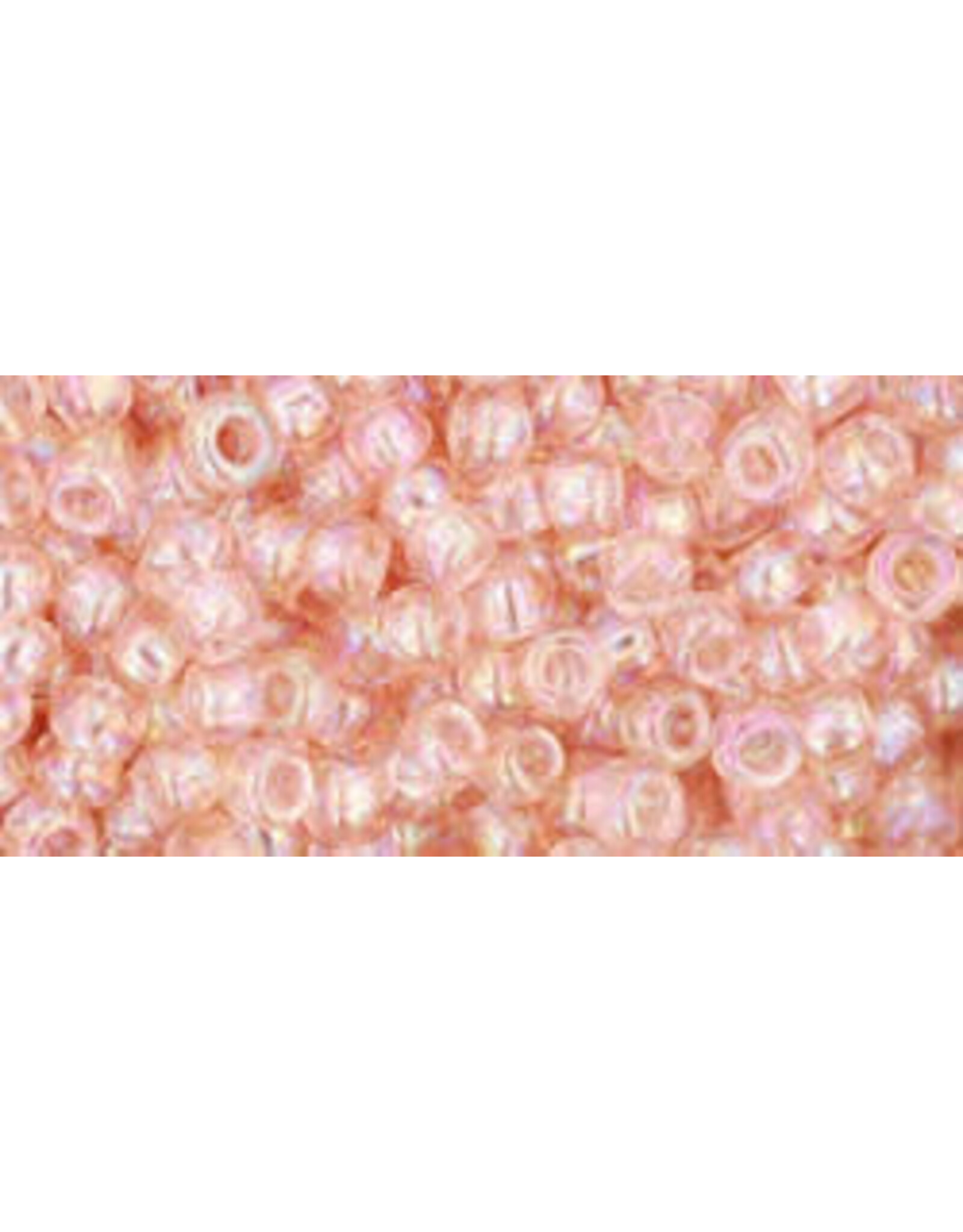 Toho 169  8  Round 40g  Transparent  Rosaline Pink AB
