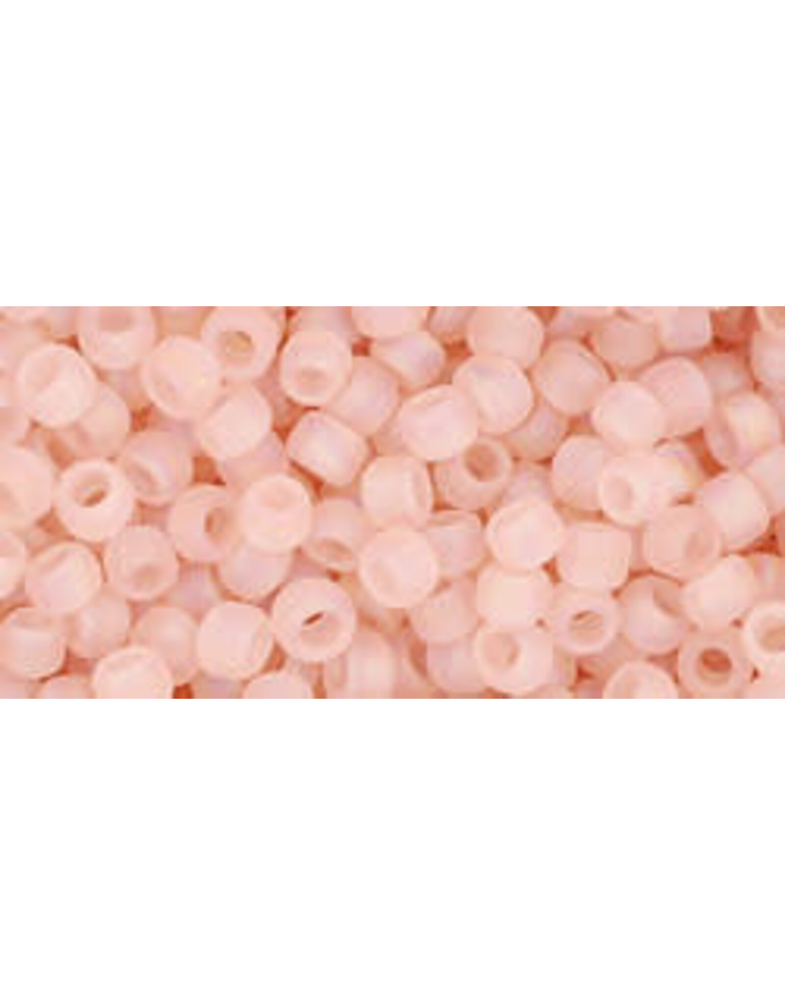 Toho 169f  8  Round 40g  Transparent  Rosaline Pink Matte AB