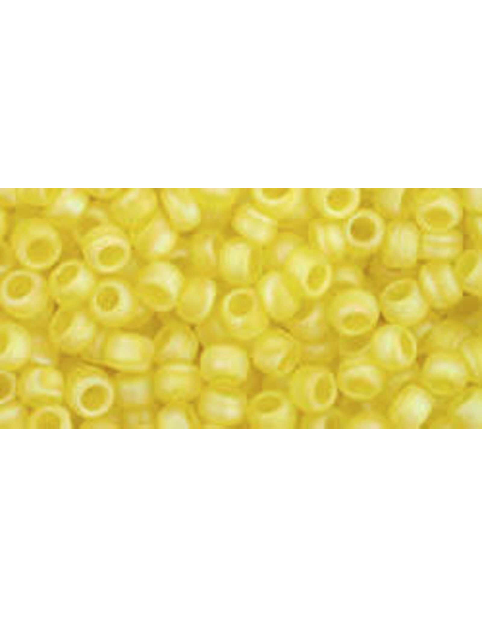 Toho 175b 8  Round   40g  Transparent Yellow AB Matte