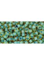 Toho 952 8  Round   40g Topaz  Brown Sea Foam Green c/l