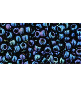 Toho 82 8  Round   40g  Opaque Navy Blue AB