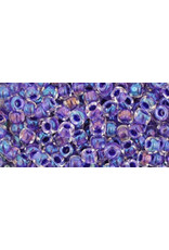 Toho 181 8  Round  40g  Clear AB Tanzanite Purple c/l