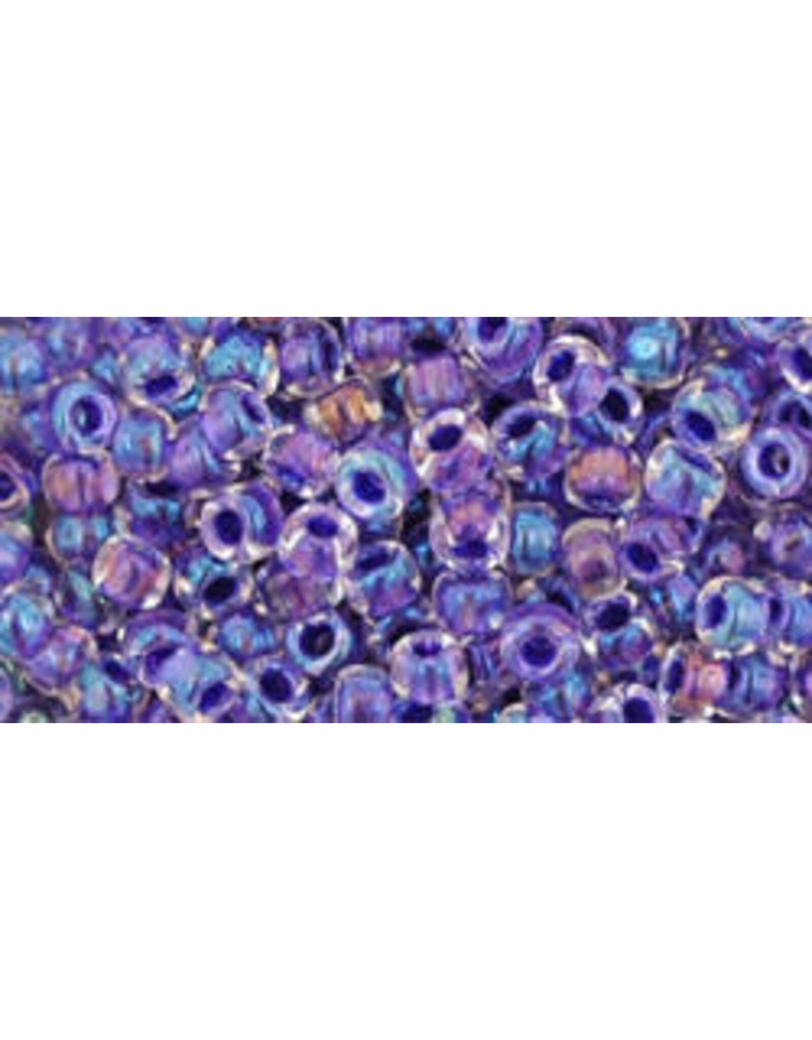 Toho 181 8  Round  40g  Clear AB Tanzanite Purple c/l