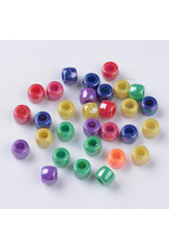 Crow Beads 8mm Opaque  AB Mix x250