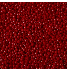 Czech 1037  10  Seed 20g Opaque Deep Red