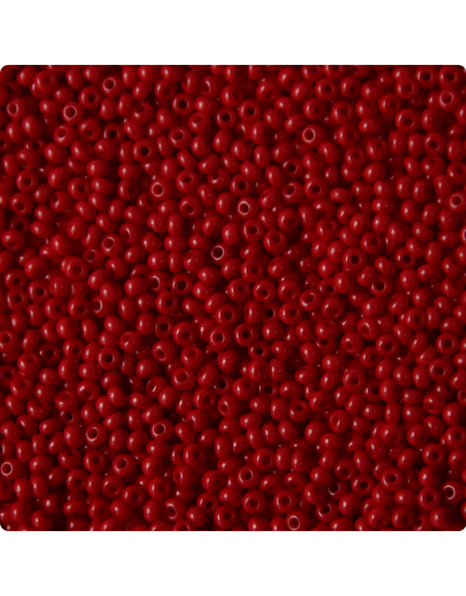 Czech 1037  10  Seed  125g Opaque Deep Red