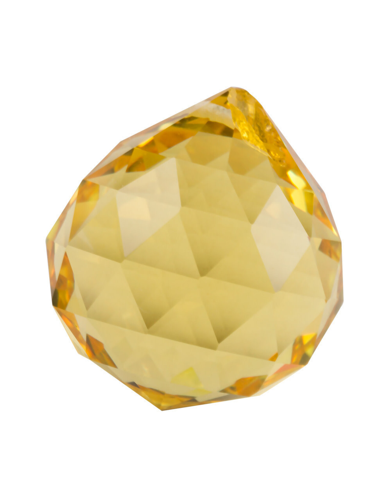 Drop  Light Topaz (dyed) 30mm  x1