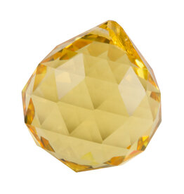 Drop  Light Topaz (dyed) 30mm  x1