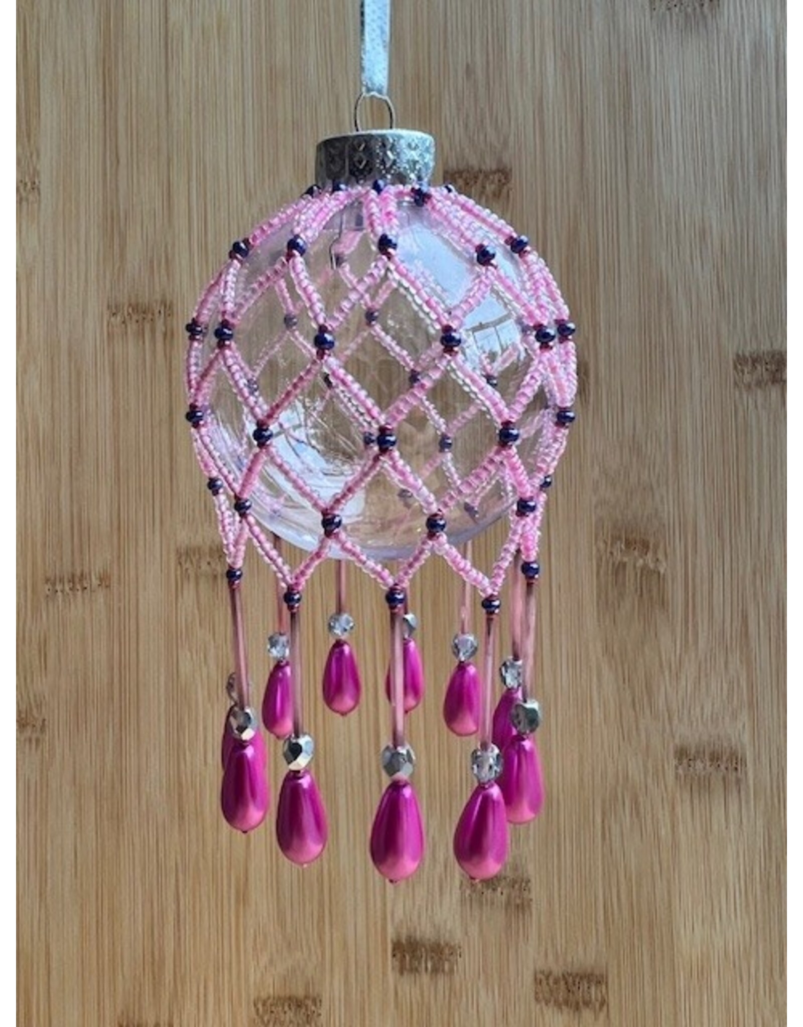 Beaded Christmas Ornament Cover Class #1