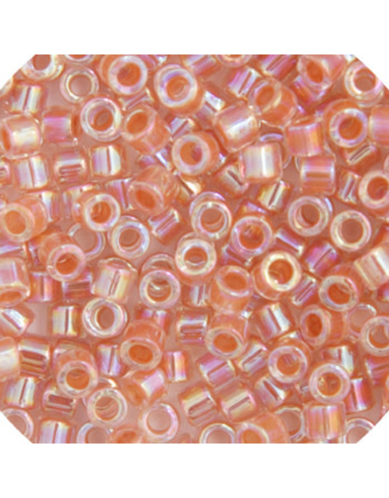 Miyuki db54 11 Delica  Clear Peach Orange AB c/l