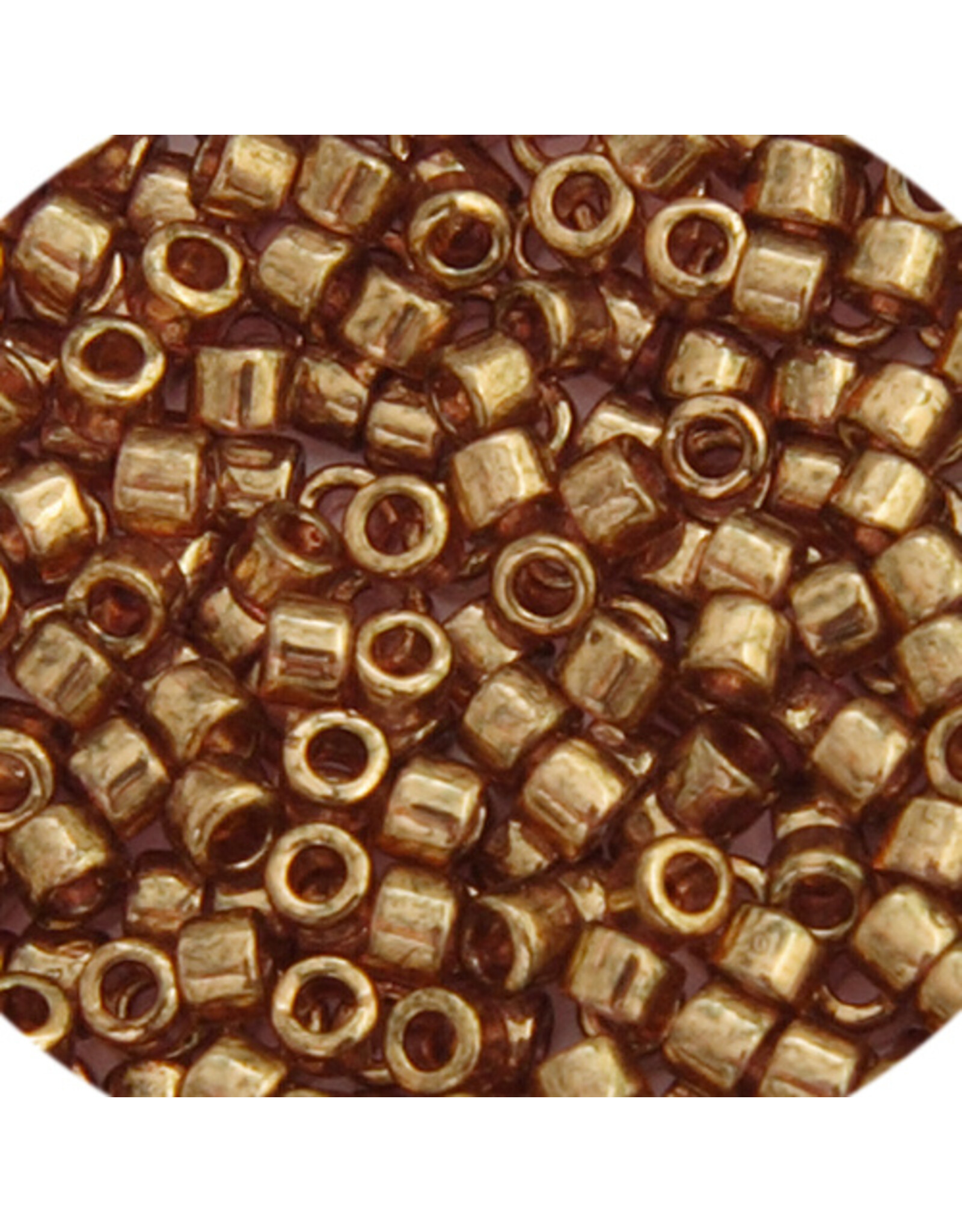 Miyuki db115 11 Delica Light Topaz Gold Brown Lustre