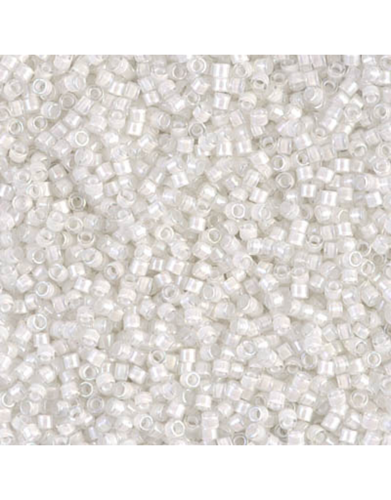 Miyuki db66 11 Delica  Clear White AB c/l