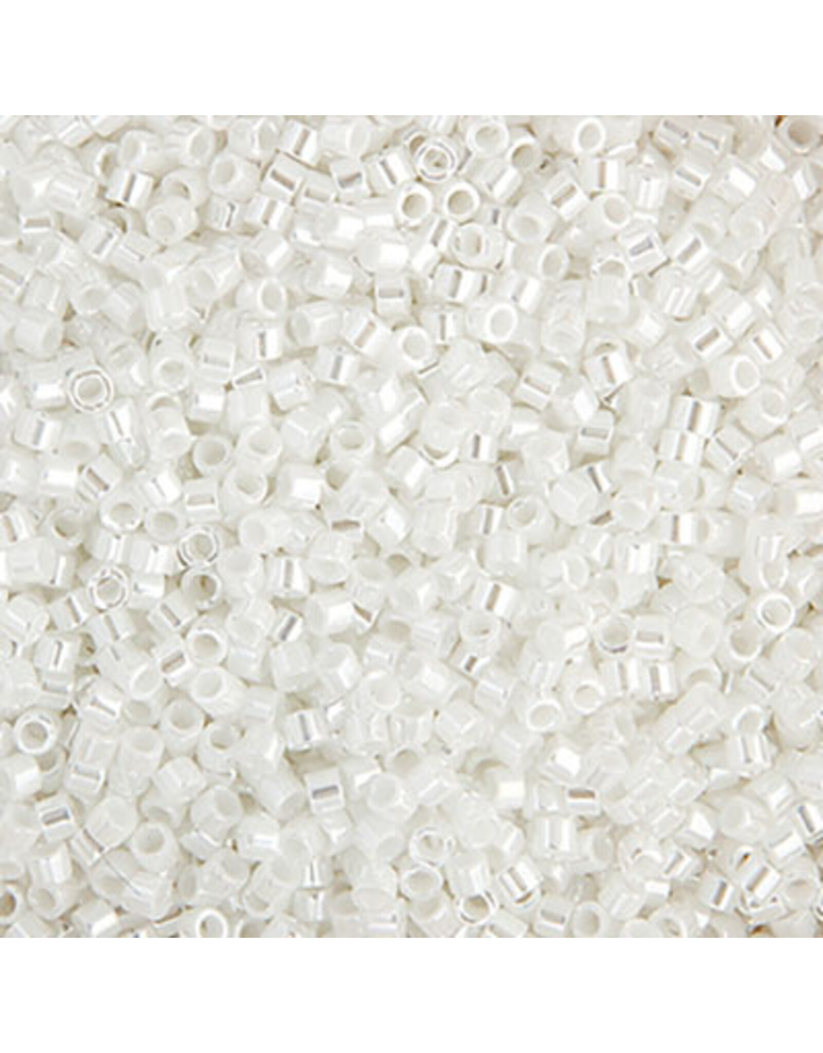 Miyuki db201 11 Delica  Opaque White Pearl Lustre