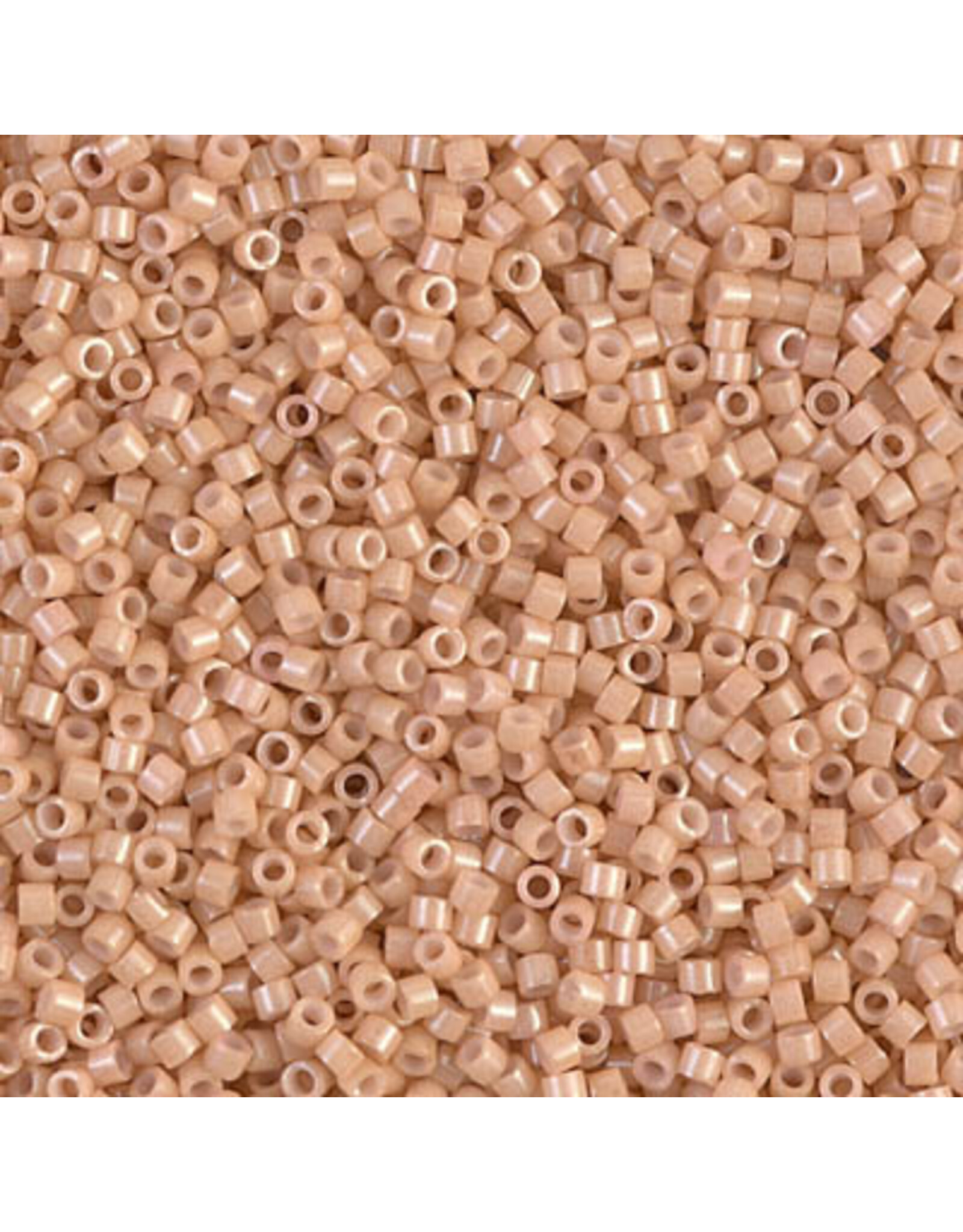 Miyuki db208 11 Delica  Opaque Tan Brown Gold Lustre