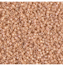 Miyuki db208 11 Delica  Opaque Tan Brown Gold Lustre
